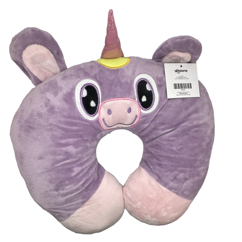 Unicorn Neck Pillow for Kids, Tweens, Teens, Adults